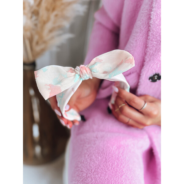 BASIC Pastelovo farebná dámska čelenka s mašľou ANDOYA HY0028 43206411