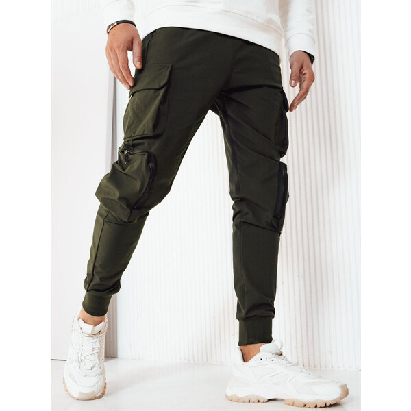 BASIC Khaki cargo nohavice UX4165 50271874
