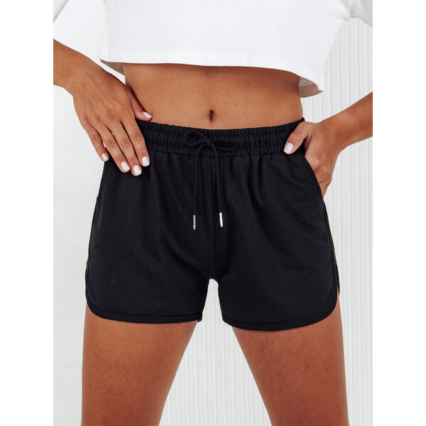 BASIC Čierne teplákové šortky GO SPORT SY0414 57158828