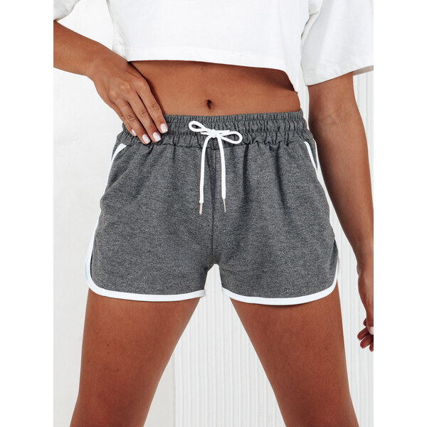 BASIC Tmavosivé dámske šortky TOP SPORT SY0405 57158829