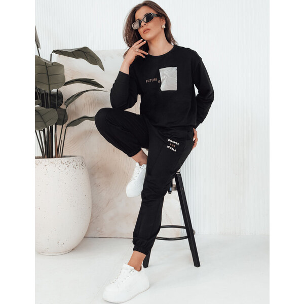 BASIC Čierna tepláková súprava FUTURE AY1036 52672407