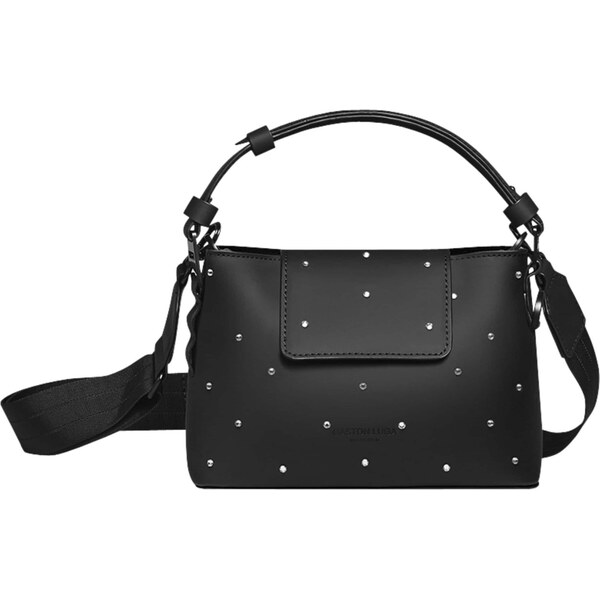 Gaston Luga Kabelka Spläshini čierna / strieborná 63266316