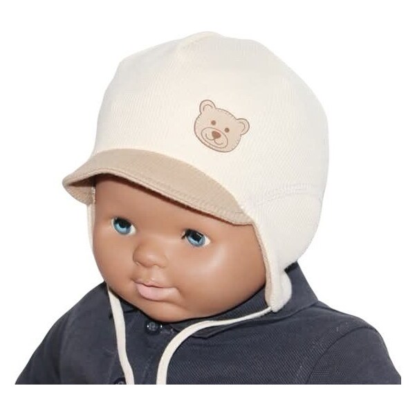 RADA Chlapčenská čiapka ŠAŇO Rebro Beige 61733504