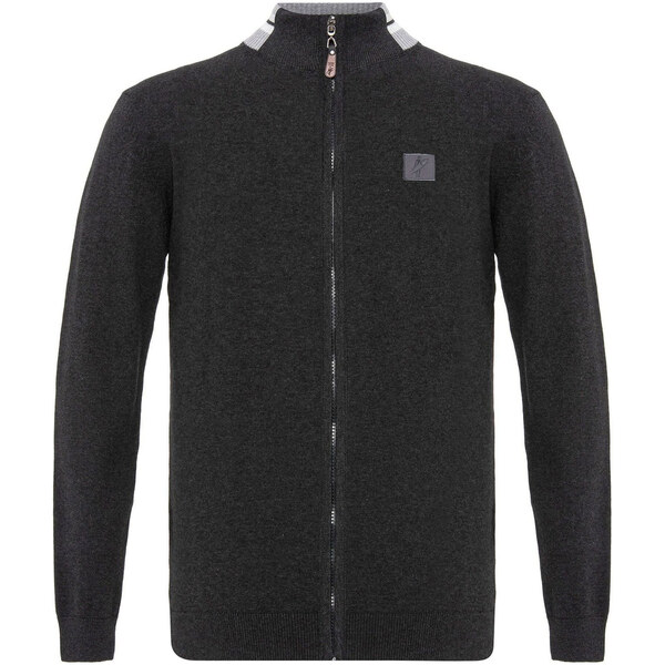 Jacey Quinn Kardigán antracitová / svetlosivá / biela 62297829