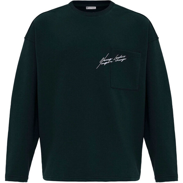 Dandalo Sveter tmavozelená / biela 62297924