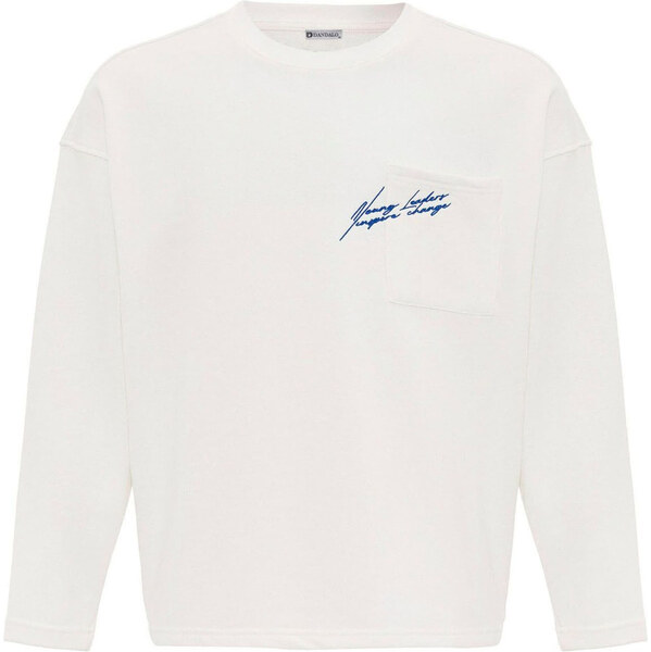 Dandalo Sveter modrá / šedobiela 62297982