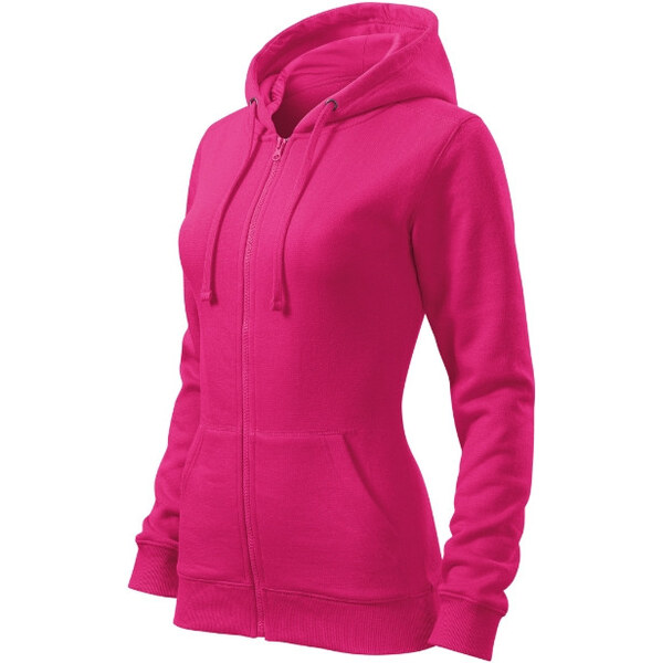 MALFINI, a.s. Trendy mikina na zips fialová 62289361