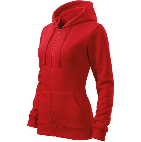 MALFINI, a.s. Trendy mikina na zips pre ženy červená 62289359