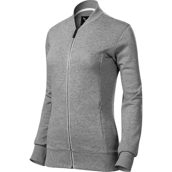 MALFINI, a.s. Dámska mikina Bomber tmavo šedá 62289387