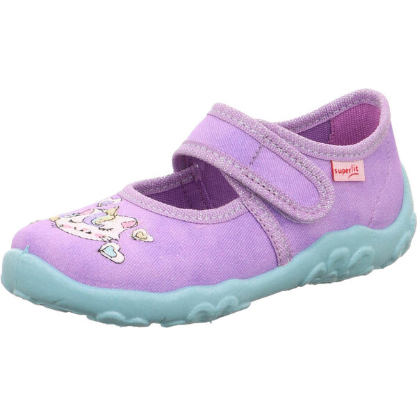 SUPERFIT Papuče BONNY svetlomodrá / levanduľová / jasne červená / 62899775