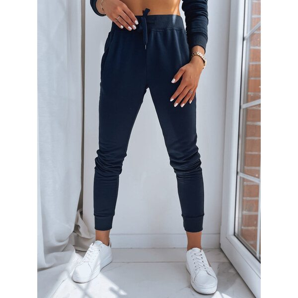 BASIC Tmavomodré dámske tepláky FITS UY0209z 37757942