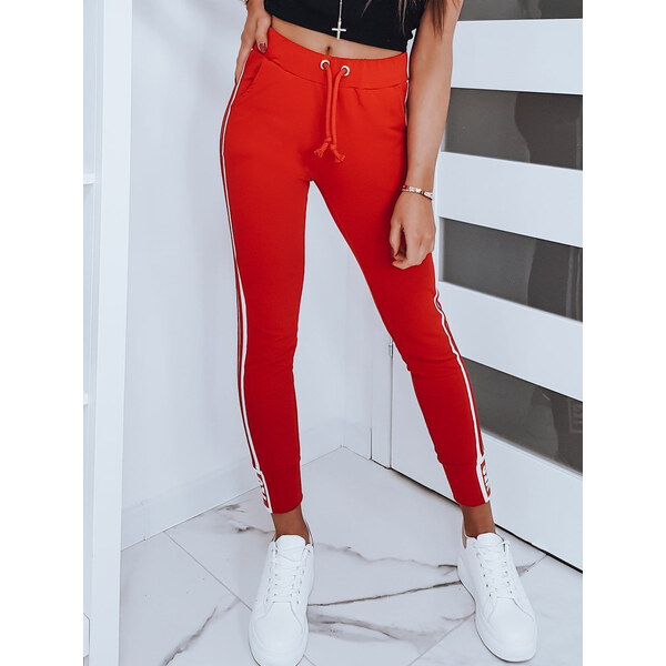 BASIC Červené tepláky BELLA červená UY0232 61186522