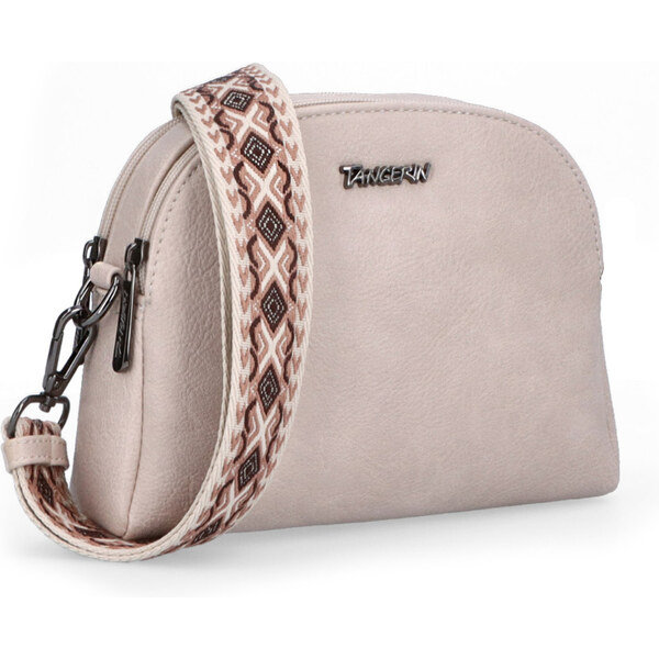 Kabelka zo syntetickej kože crossbody Tangerin lila 8044 LI 62303923