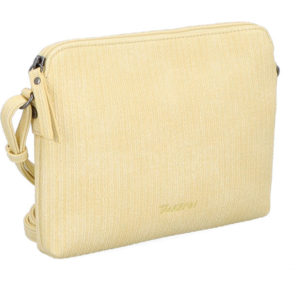 Kabelka zo syntetickej kože crossbody Tangerin žltá 7014 ZLU 62303916