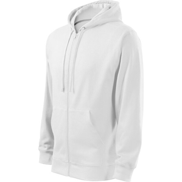 MALFINI, a.s. Trendy mikina na zips Pánske biele 62305386
