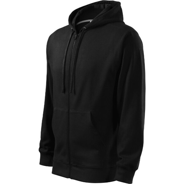 MALFINI, a.s. Trendy mikina na zips Pánske čierne 62305387