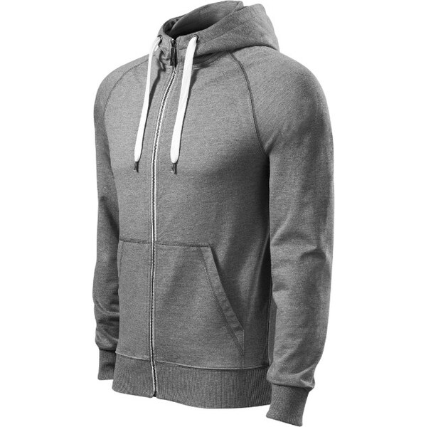 MALFINI, a.s. Pánska mikina s kapucňou Voyage tmavo šedá 62305419