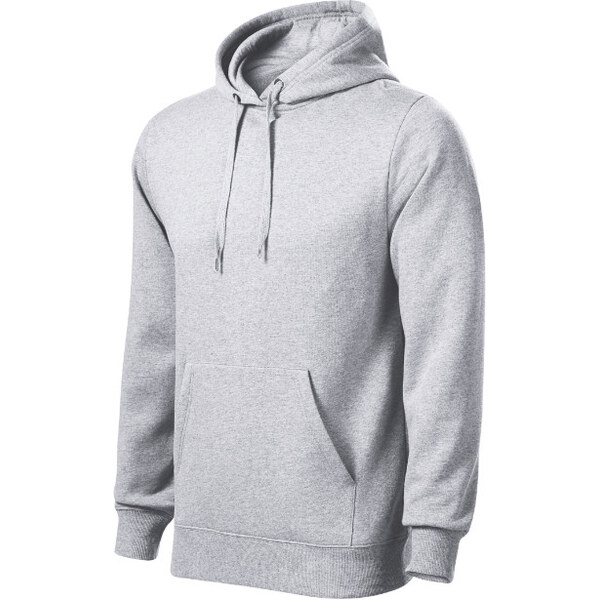 MALFINI, a.s. Pánska mikina s kapucňou svetlo šedá 62305448