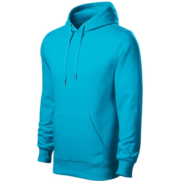 MALFINI, a.s. Cape Free pánska mikina s kapucňou tyrkysová 62305511