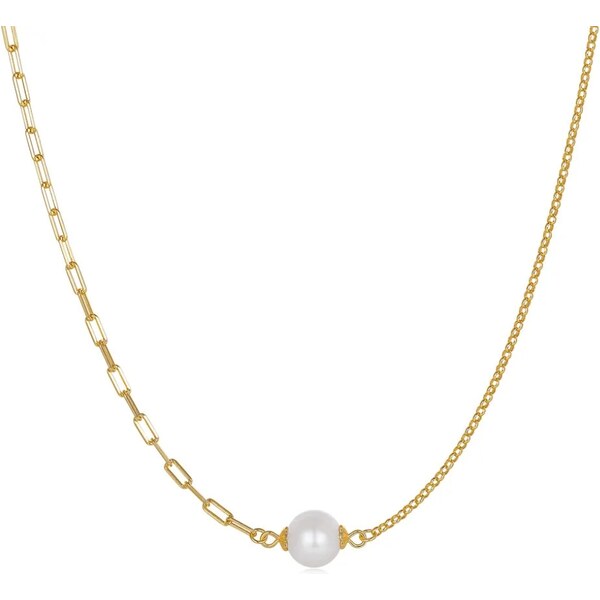 MAJYA Strieborná retiazka s príveskom KAELYN pozlátená 11657 64582681