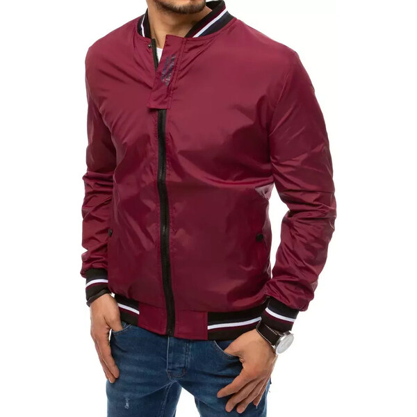 BASIC Bordó pánska ľahká bunda TX3681 23234586