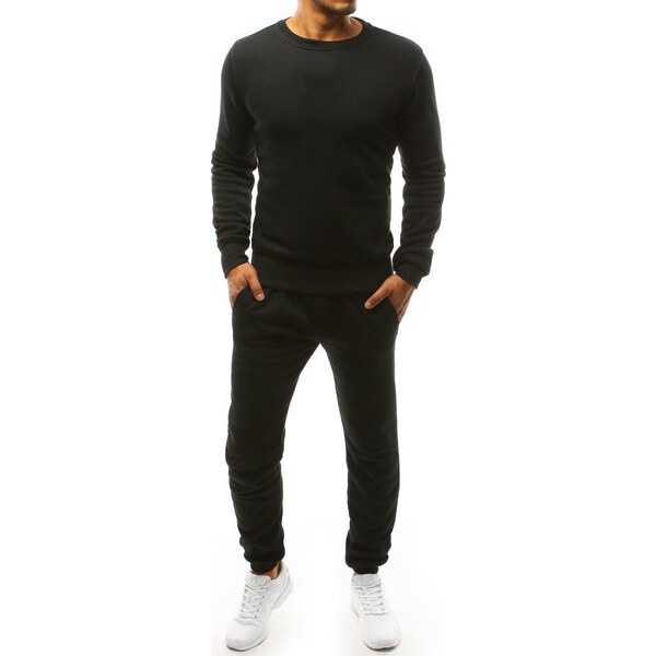 BASIC Čierna pánska tepláková súprava AX0377 23713589