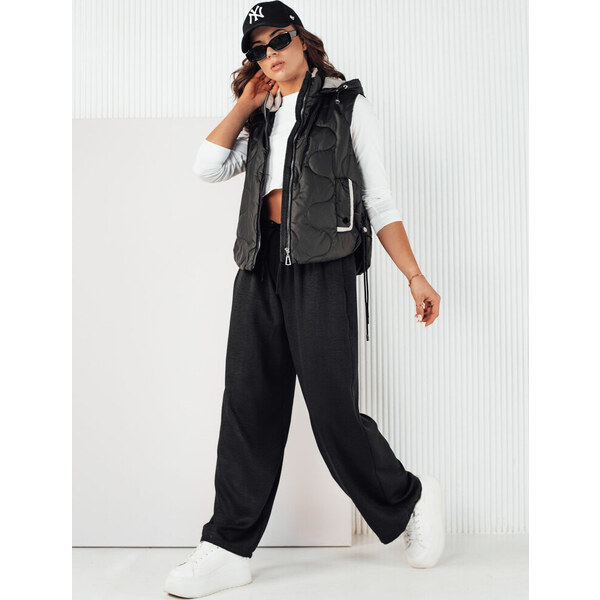 BASIC Čierna prešívaná vesta TREOS TY4218 49456888