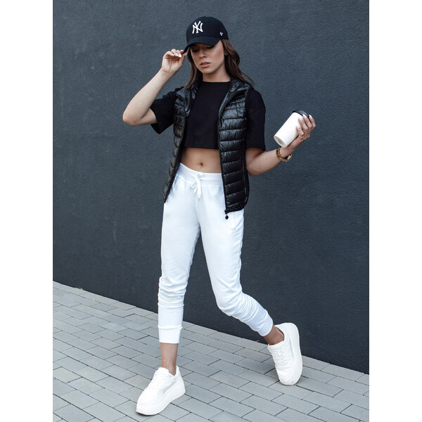 BASIC Čierna dámska prešívaná vesta so stojačikom STYLISHZ TY4440 57869298