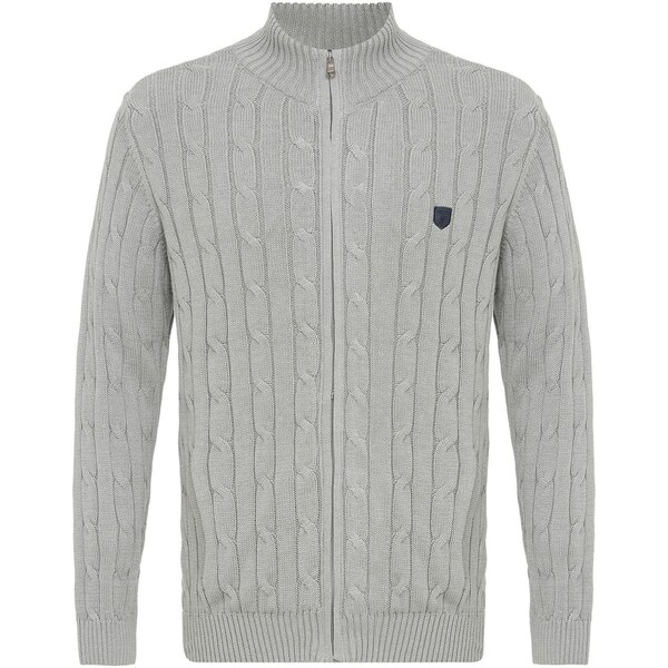 Jacey Quinn Kardigán sivá melírovaná 62315843