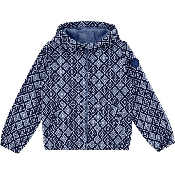 WE Fashion Prechodná bunda námornícka modrá / opálová / biela 63135057