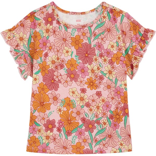 WE Fashion Tričko pastelovo žltá / zelená / homárová / ružová 62368722