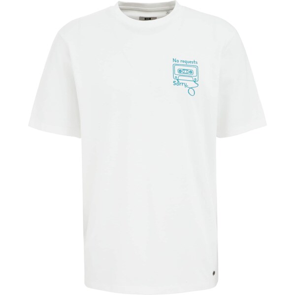 WE Fashion Tričko svetlomodrá / biela 62316192