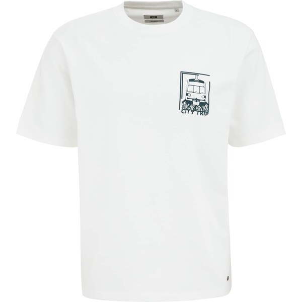 WE Fashion Tričko námornícka modrá / biela 62316250