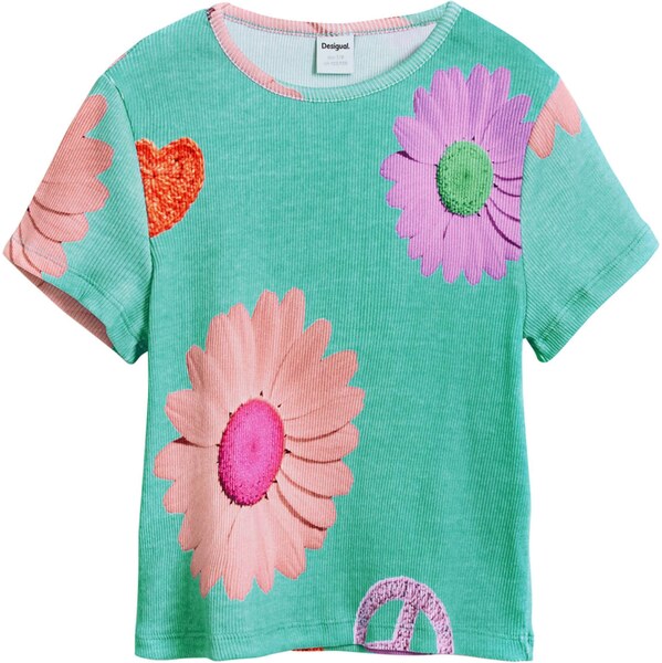 Desigual Tričko modrá / zmiešané farby 62315584