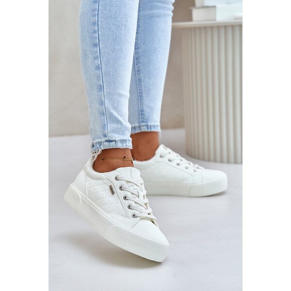 Big Star Shoes Trampki Damskie Na Platformie Ocieplane Big Star 66661138