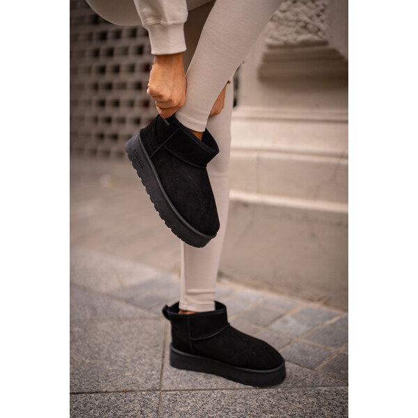 Big Star Shoes Niskie Śniegowce Na Platformie Big Star OO274A099 66661144