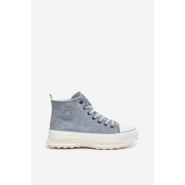 Big Star Shoes Ocieplane Trampki Damskie Na Platformie Big Star 66661264