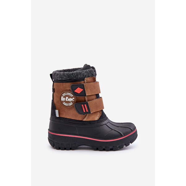 Śniegowce Dziecięce Na Rzepy Lee Cooper LCJ-24-44-2864K Camel 66661332