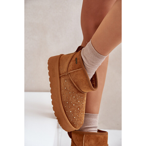 Big Star Shoes Śniegowce Ze Zdobieniem Na Platformie Big Star 66661324