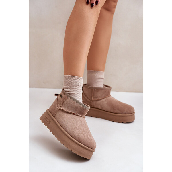 Big Star Shoes Niskie Śniegowce Na Platformie Big Star OO274A100 66661326