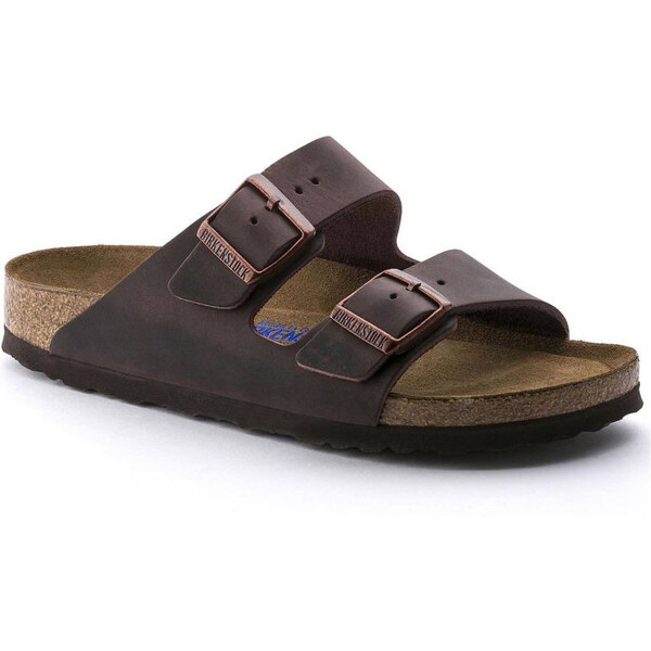 Birkenstock dámske žabky Arizona Soft Footbed Oiled Leather Habana 62317353