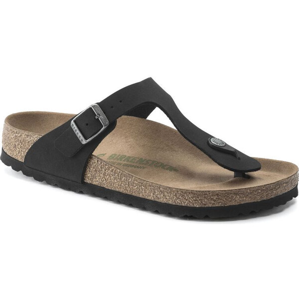 Birkenstock Gizeh Birko-Flor womens Narrow Black žabky pre úzke 65547851
