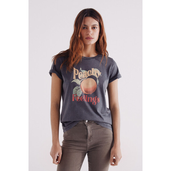 SPRINGFIELD Dámske potlačové tričko s motívom ovocia 62326616