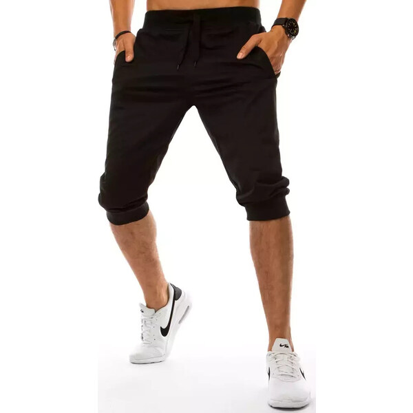 BASIC Čierne pánske 3/4 nohavice SX1534 25682773