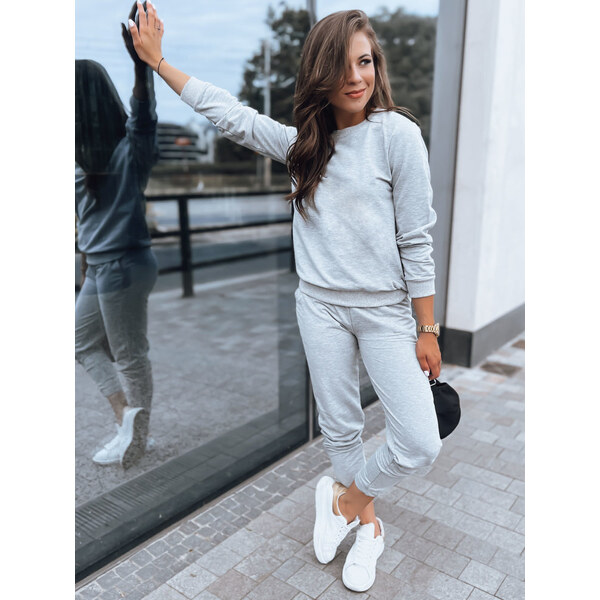 BASIC Svetlosivá dámska tepláková súprava MILIAN AY0816z 45531477