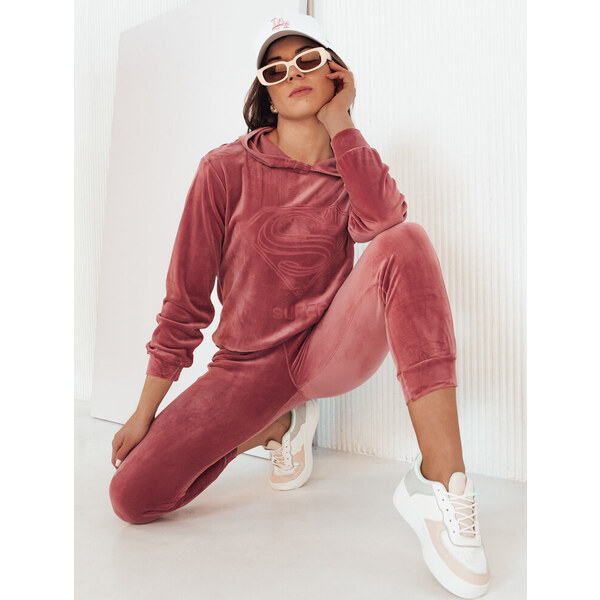 BASIC Ružová velúrová tepláková súprava Vogue Velour AY0877 45531480