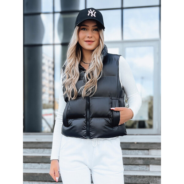 BASIC Čierna prešívaná vesta WILLOW TY3796 46021601