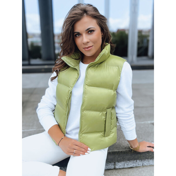 BASIC Limetková prešívaná vesta WILLOW TY3797 46021602