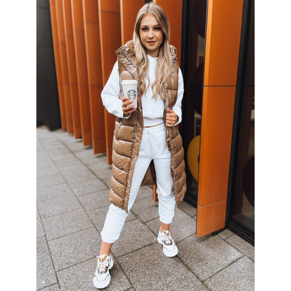 BASIC Camel dlhá lesklá vesta GANTINI TY3741 46021609