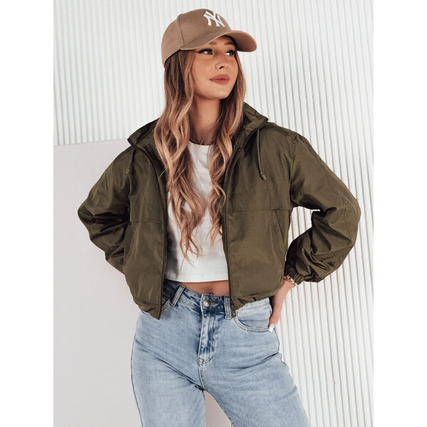 BASIC Tmavá khaki krátka bunda GRAUS TY4223 49672035